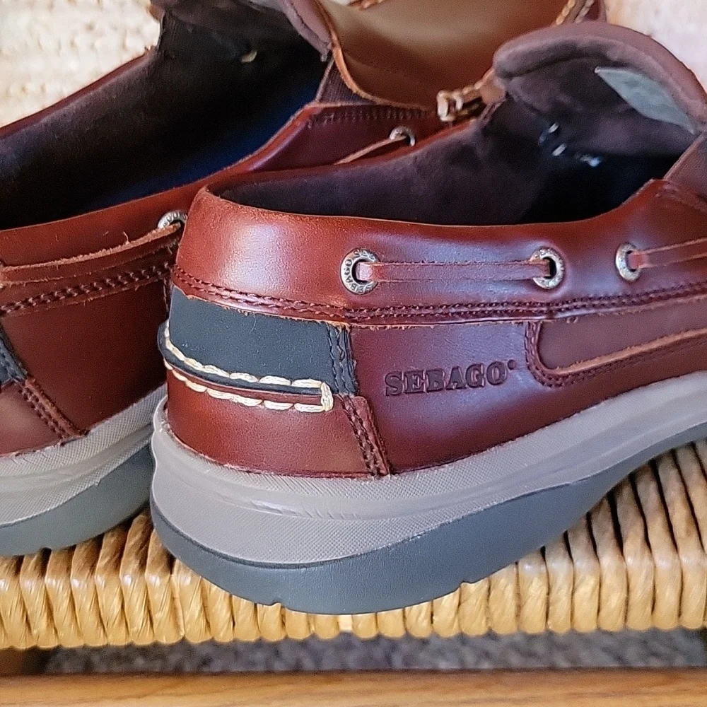 Sebago Bowman brown loafers, size 11.5M